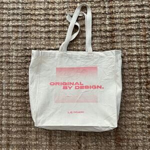 ME by Melia x PEPO Miami Hotel Canvas Tote Bag Promotional Travel Cotton Graphic